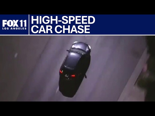 Police chase underway in Los Angeles County