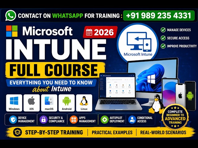 Microsoft Intune Basics Explained | Easy Online Training