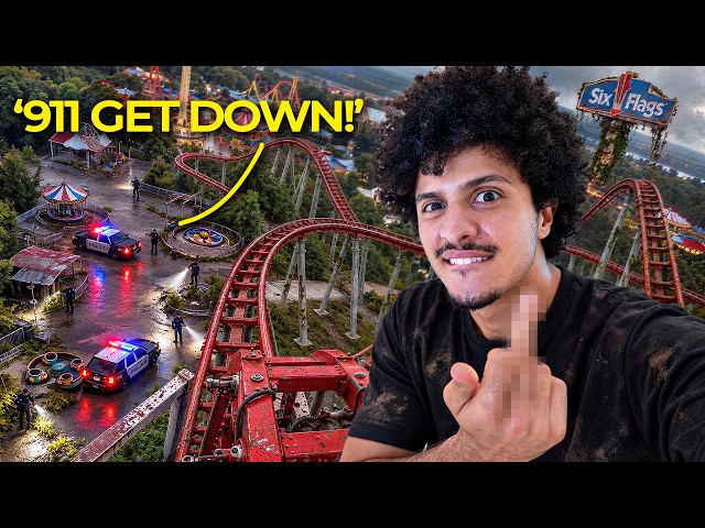 Sneaking into the BIGGEST Abandoned Theme Park in America..