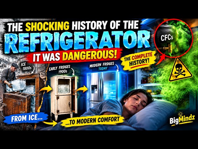 The Shocking History of Refrigerators: From Deadly Gas to Modern Cooling #history #historyfacts