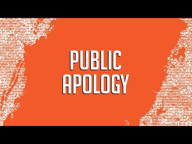 An Apology For My Video From 2010.