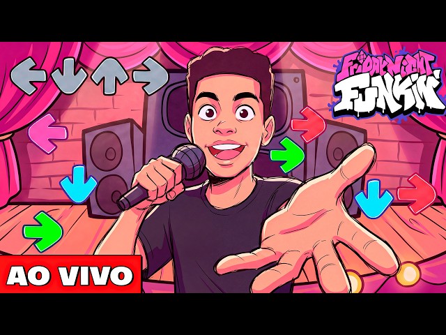 [🔴LIVE!!] FNF COM INSCRITOS! VOCÊ ESCOLHE O MOD + X1 NO ROBLOX!! 😁