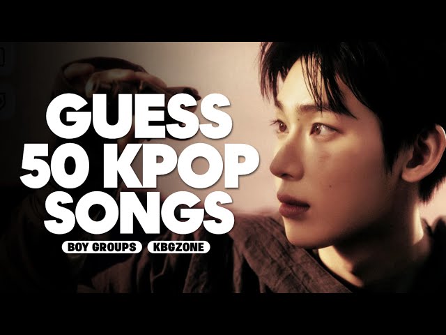 GUESS 50 KPOP BOY GROUP SONGS | KBGZONE (KPOP GAME)