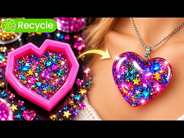 Cool DIY Jewelry ideas! Bright crafts with Epoxy, 3D Pen, Glue Gun
