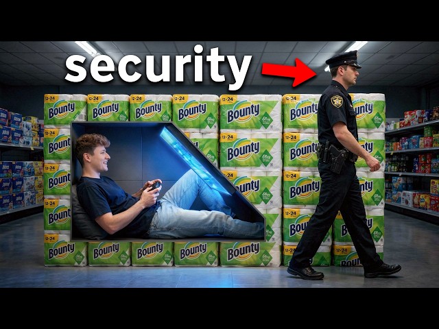 I Built a SECRET Gaming Room in a Grocery Store!