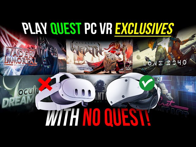 How To Play PC QUEST-Exclusive Games With PSVR2 & Revive VR!