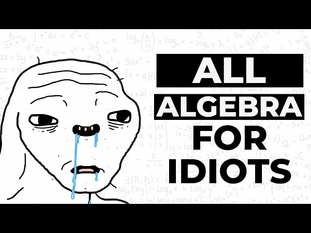 All Algebra Explained in 14 minutes