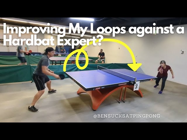 Battling a Hardbat Pro with Improved Pushes & Rallies 🏓| 7th Ping Pong Match vs. Leanne