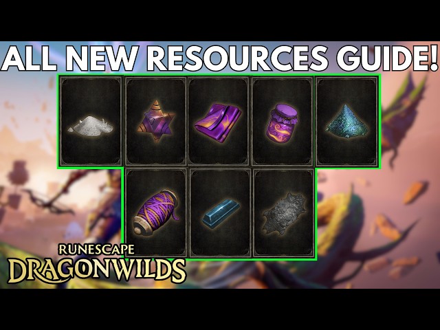 RuneScape Dragon Wilds: How To Craft Every New Resource! (Scorned Wilderness)