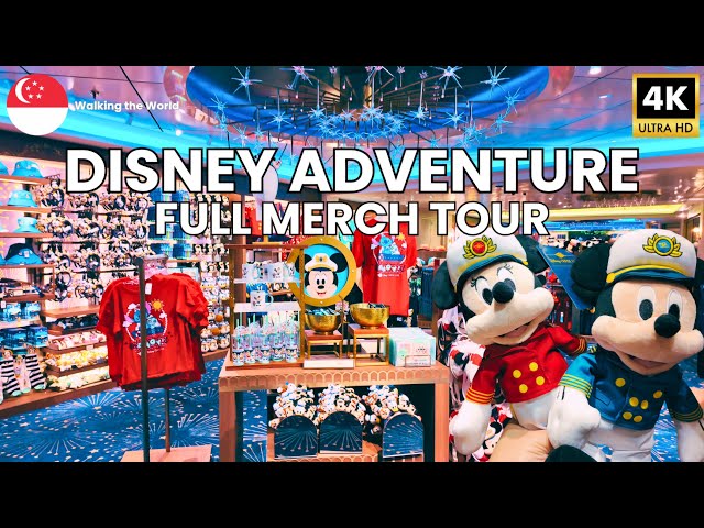 Disney Adventure Cruise FULL Merchandise Tour 2026 | Every Exclusive Item & Store [4K]