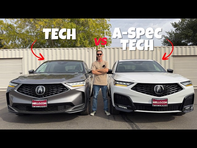 Acura MDX Tech vs A-Spec! | 2026 Trim Comparison wit Side-by-Side picture!
