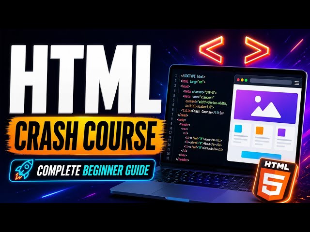 HTML Tutorial for Beginners | Complete HTML Crash Course in English | Learn HTML from Scratch