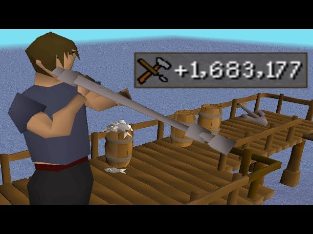 I gained 1.7 million Crafting xp to unlock this upgrade (UIM #44)