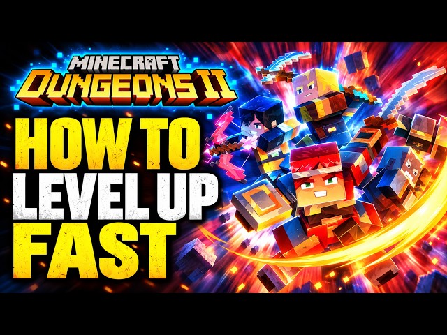 Minecraft Dungeons 2 - How To Level Up Fast | Power Level Beginner Guide