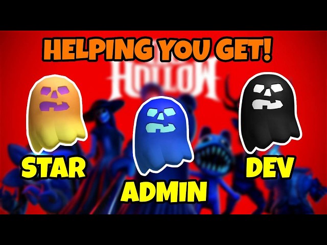 🔴 Live 🔴 | Helping you To get Admin Blue Ghost, Developer Black Ghost in | Roblox Hollow Event!