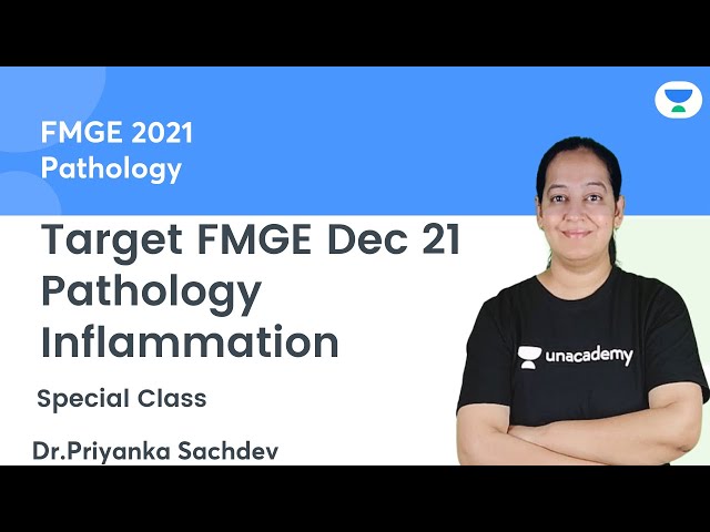 Target FMGE Dec 21 | Pathology | Inflammation | Let's crack NEET PG | Dr. Priyanka Sachdev