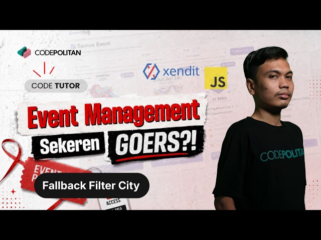 EP 39 | Handle Filter City Home | Tutorial Membuat Website Event Management dengan Express.js