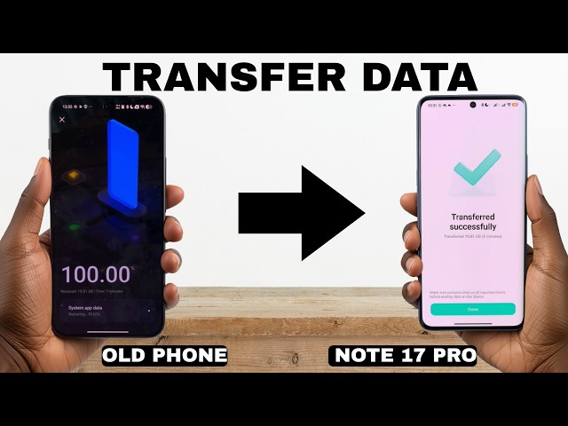 How To Transfer Data From Old Android Device To Redmi Note 17 / 17 Pro