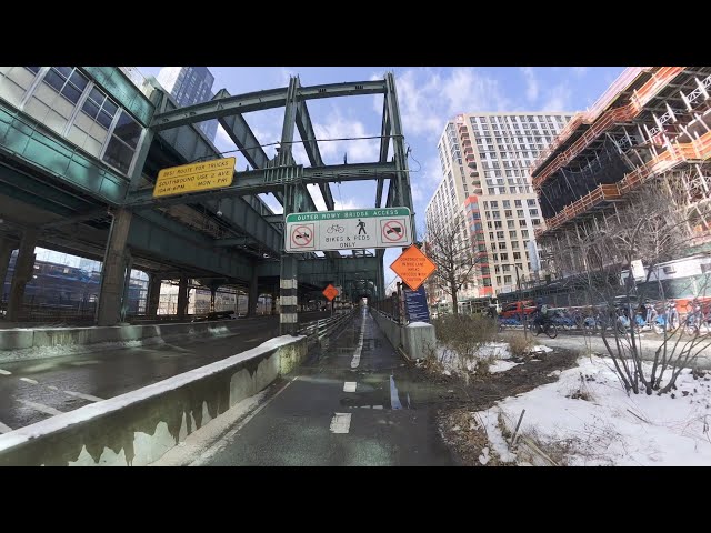 VR180 | Riding Across Queens Bridge | Shot on Modded QooCam 3 Ultra