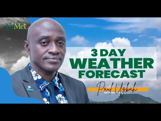 3 DAY WEATHER FORECAST WITH PAUL UGBAH FOR 21-10-2026