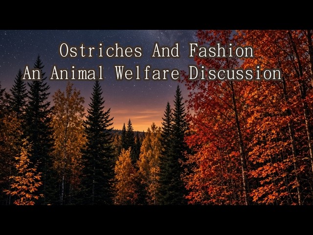 Ostriches And Fashion: An Animal Welfare Discussion 