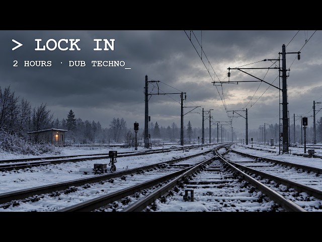 through the cold. | dub techno for deep work · 2 hours · no drops