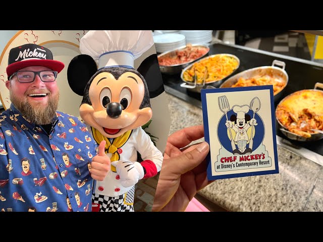 Chef Mickey's Dinner Buffet | $66/Person | Full Review & Tour | All Characters | Walt Disney World