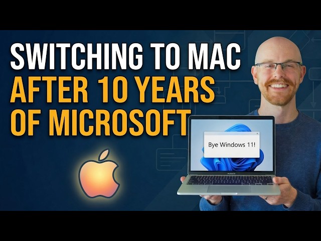 Switching to Mac after 10 years as a Microsoft User