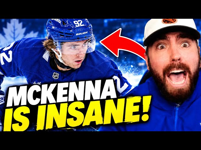 GAVIN McKENNA Is ALREADY INSANE In The NHL… (Preseason Highlights Reaction)
