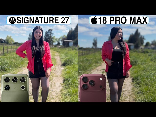 Motorola Signature 27 Vs iPhone 18 Pro Max Camera Test Comparison