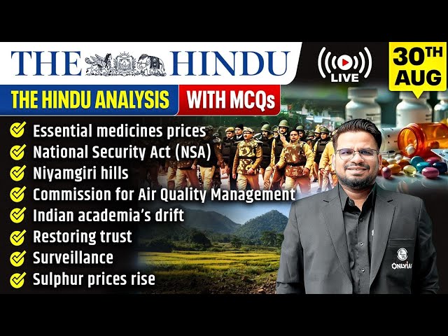 The Hindu Analysis | 30th September 2026 | The Hindu Newspaper  - Practice Questions | Prashant Sir