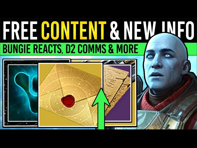 Destiny 2 News: FUTURE CONTENT & FREE UPDATE! Bungie Replies, Game Direction, Sunrise Changes!