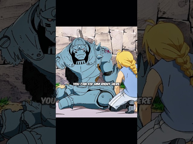Edward Tries Out His New Gear!   #anime #fullmetalalchemist #shorts