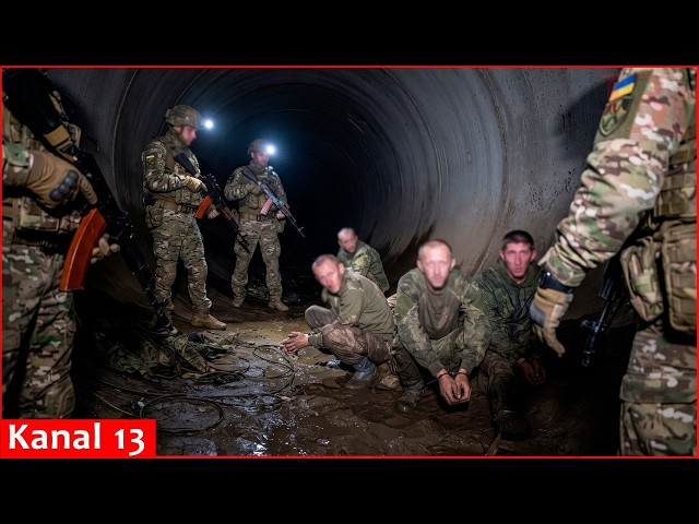 Russian soldiers climbed into a pipe again and were captured: curious event