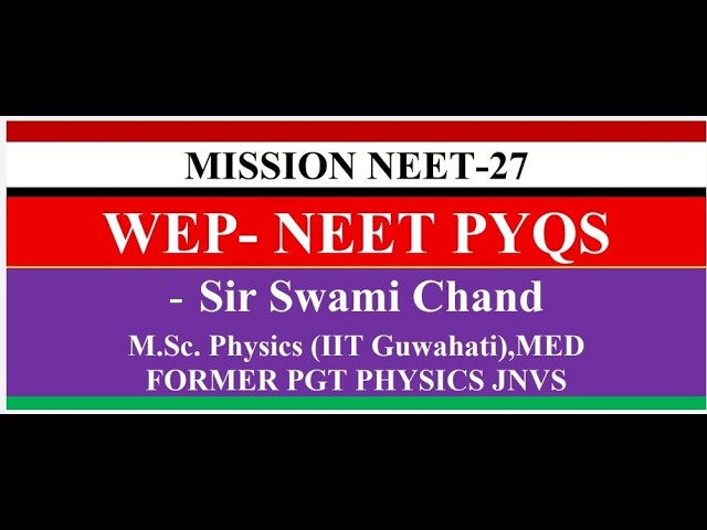 work energy power neet pyqs