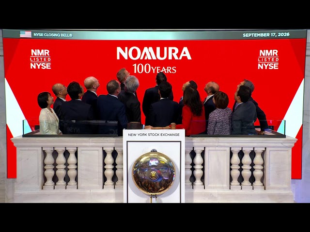 Nomura (NYSE: NMR) Rings The Closing Bell®