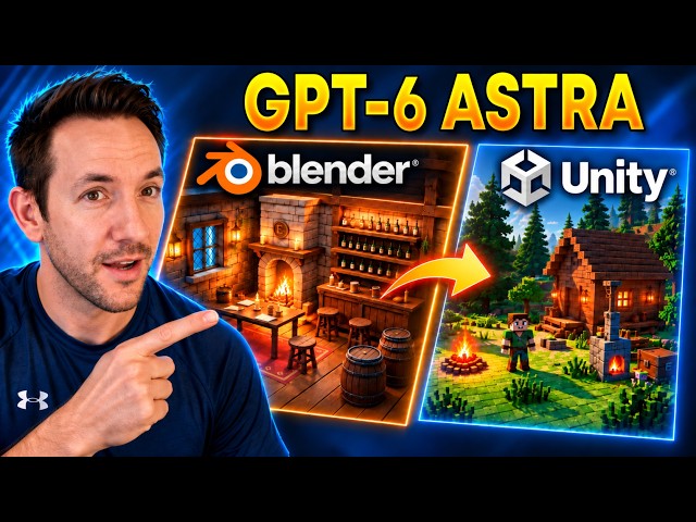 GPT-6 Astra Took Over My PC and Built a REAL 3D Game in Blender + Unity (Full Guide)