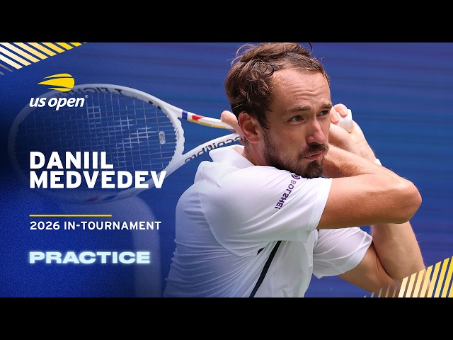 LIVE | Daniil Medvedev | Practice Session | 2026 US Open