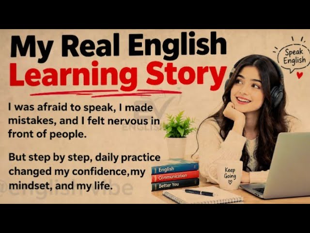 My Real English Learning Story | From Fear To Fluency | Learn English Through Story Level 3 🔥