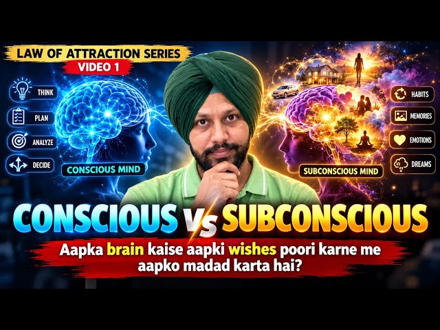 Kya Aapka Subconscious Mind Aapki Wishes Puri Kar Sakta H | Conscious vs Subconscious #subconscious