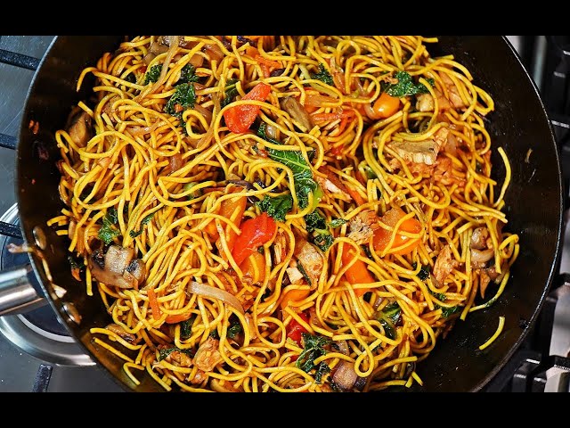 How to Make Chicken Chow Mein at Home | CaribbeanPot.com