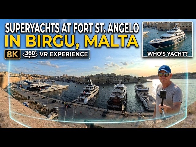 Malta in 8K 360 VR: The Secret History of Fort St. Angelo