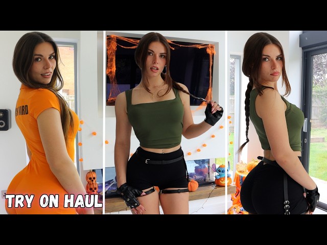 HALLOWEEN COSTUMES TRY ON HAUL | Lauren Alexis