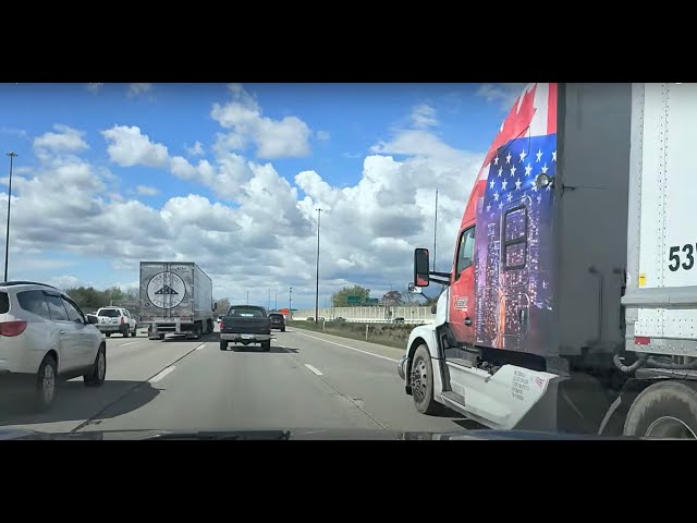 US highways full of trucks I70 - 05/24