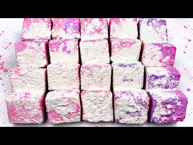 Two Sides of the Purple Coin | Cornstarch-Topped Chalk Crush + Gentle Squeaks ASMR