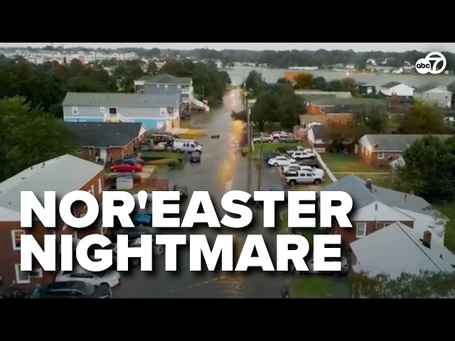 Nor'easter wreaks havoc in Virginia and Maryland