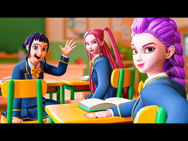 ¡RUMI EN LA ESCUELA! KPop Demon Hunters Animación