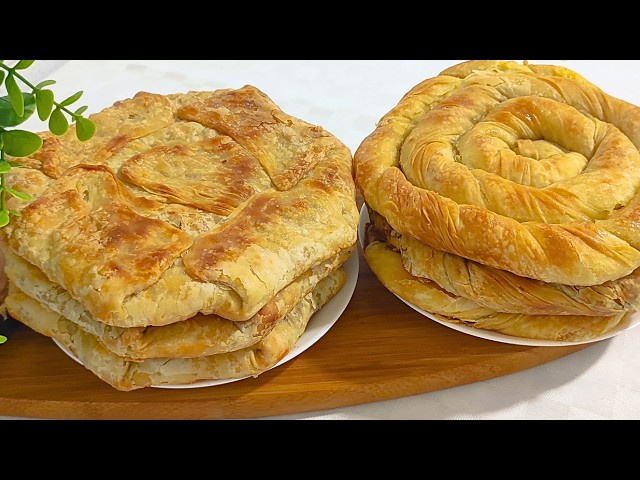 ✨ 1 DOUGH = 6 FILLINGS! Crispy Moldovan Placinte and Vertuta in the Oven. Shaping Secrets!