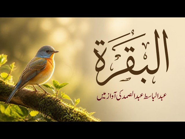 Surah Al-Baqarah Urdu Tarjuma | Abdul Basit Abdul Samad | Heart Touching Quran Recitation