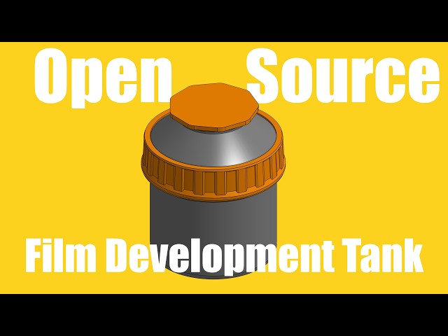 3d printed Open Source Film Development Tank